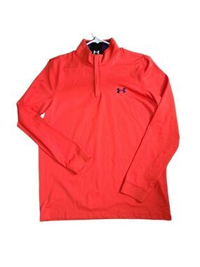 UNDER ARMOUR UA Playoff 2.0 1/4 Zip Long Sleeve Pullover lightweight sweater M